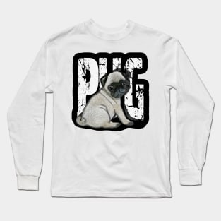 Cute Pug Long Sleeve T-Shirt